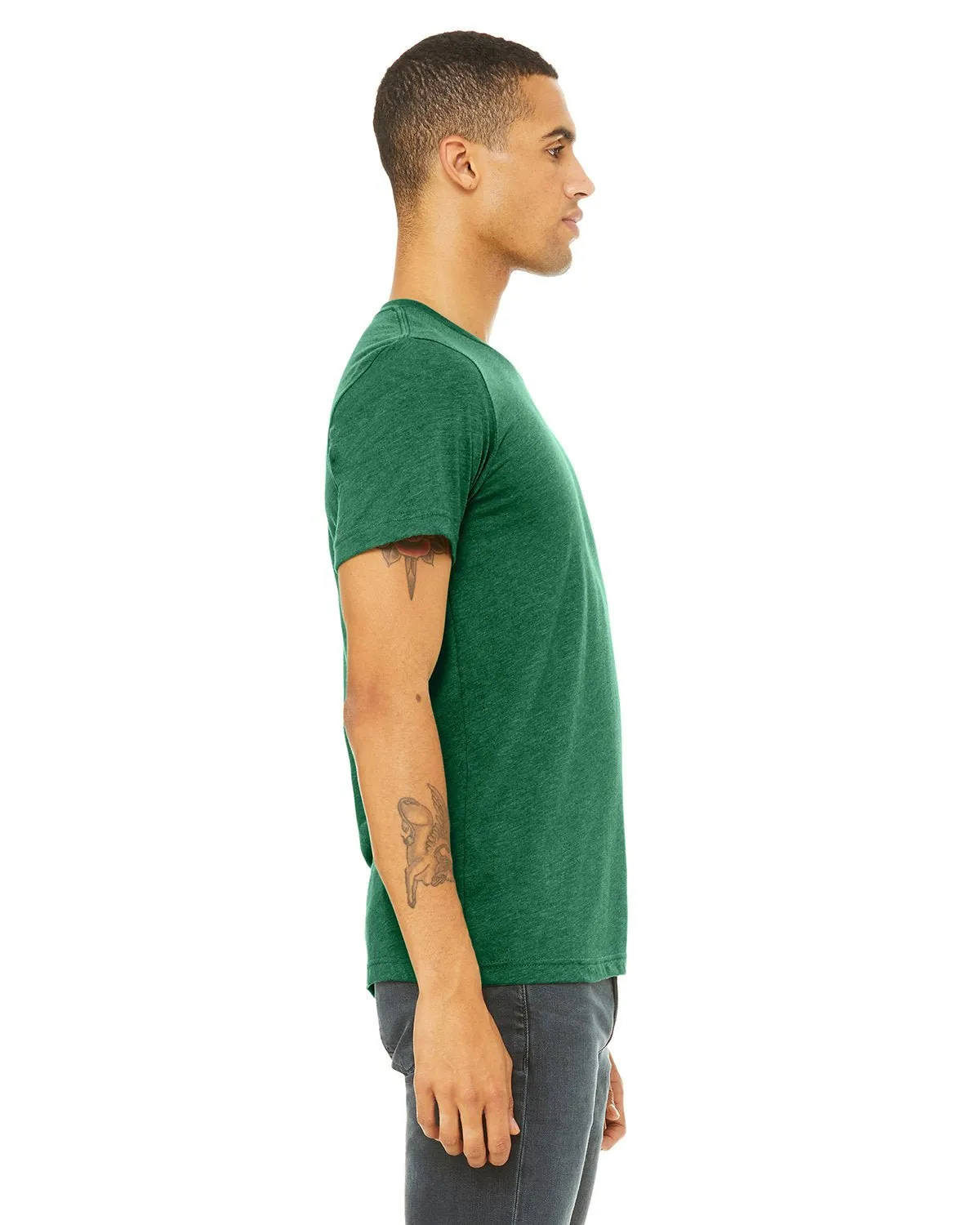 3001CVC-Bella   Canvas-HTHR GRASS GREEN