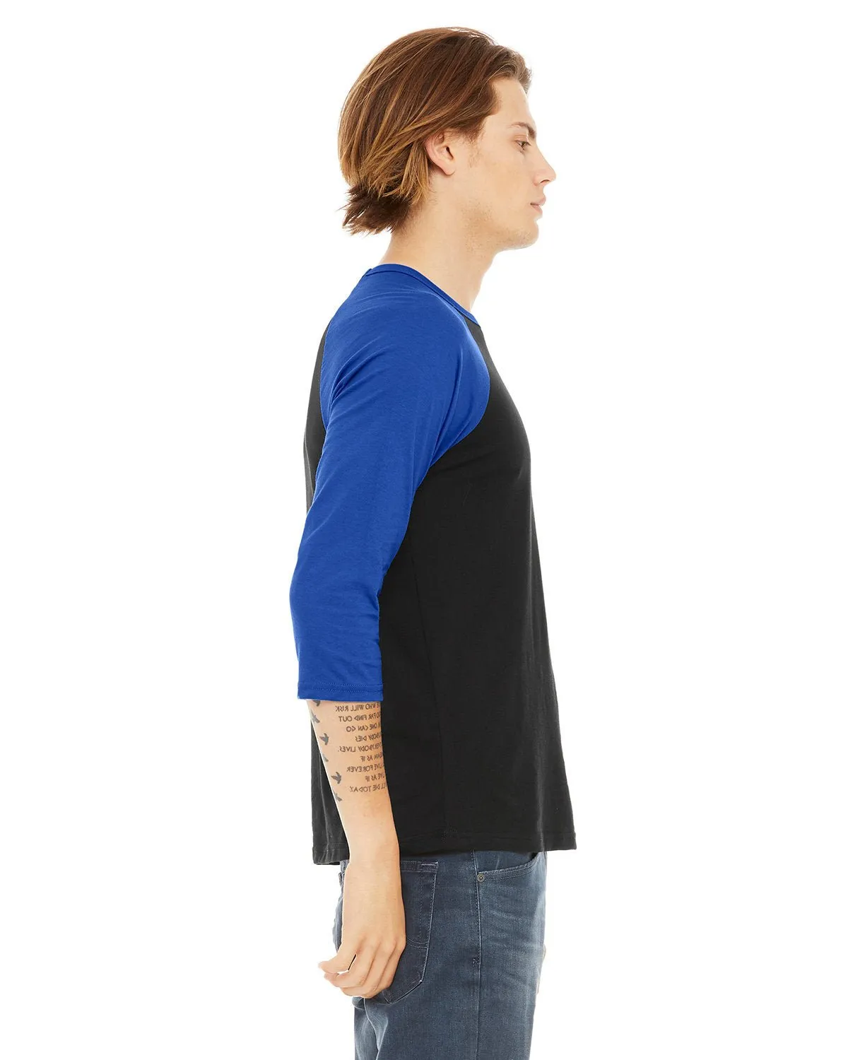 3200-Bella   Canvas-BLACK/ TRUE ROYL