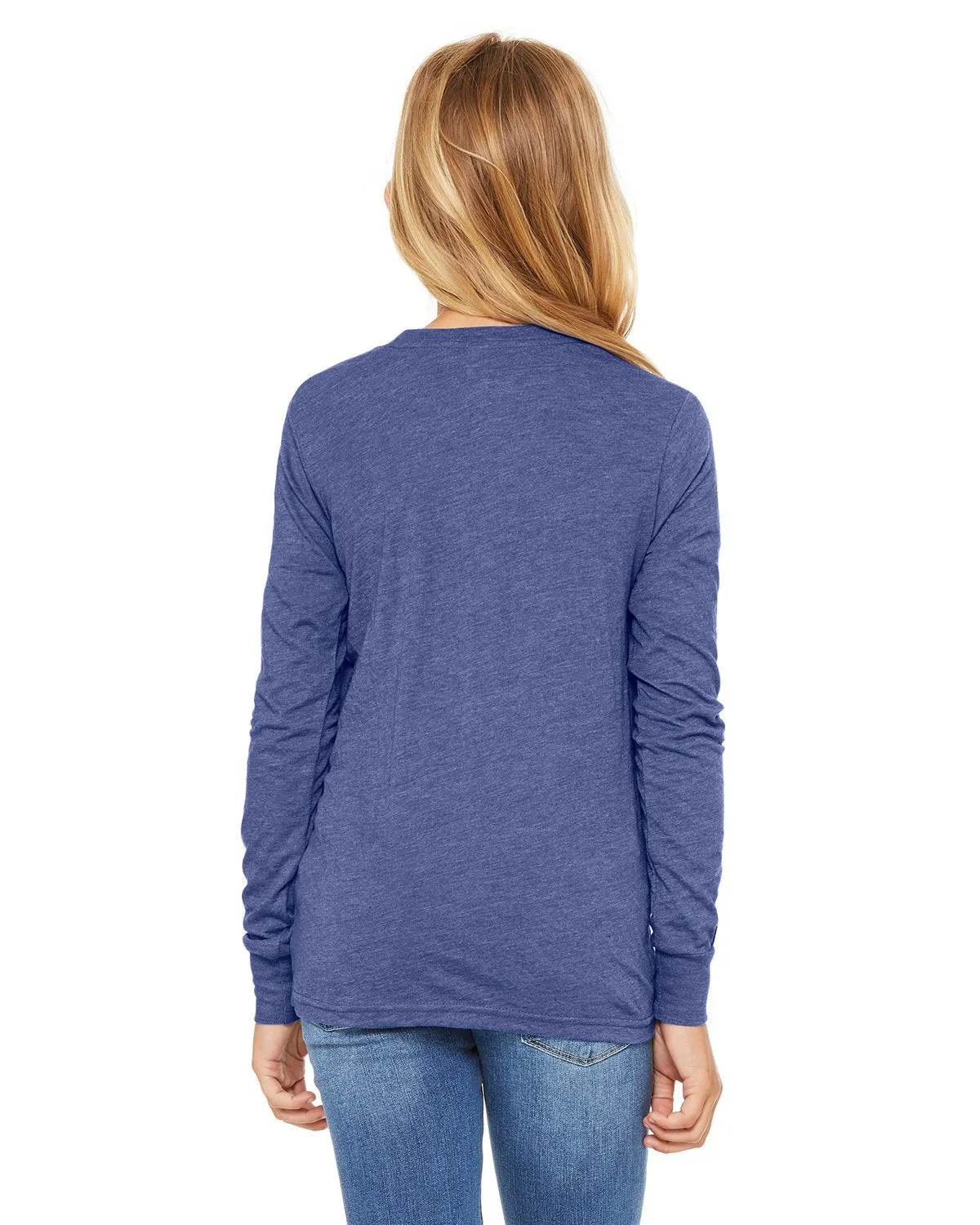 3501Y-Bella   Canvas-TR ROYAL TRIBLND