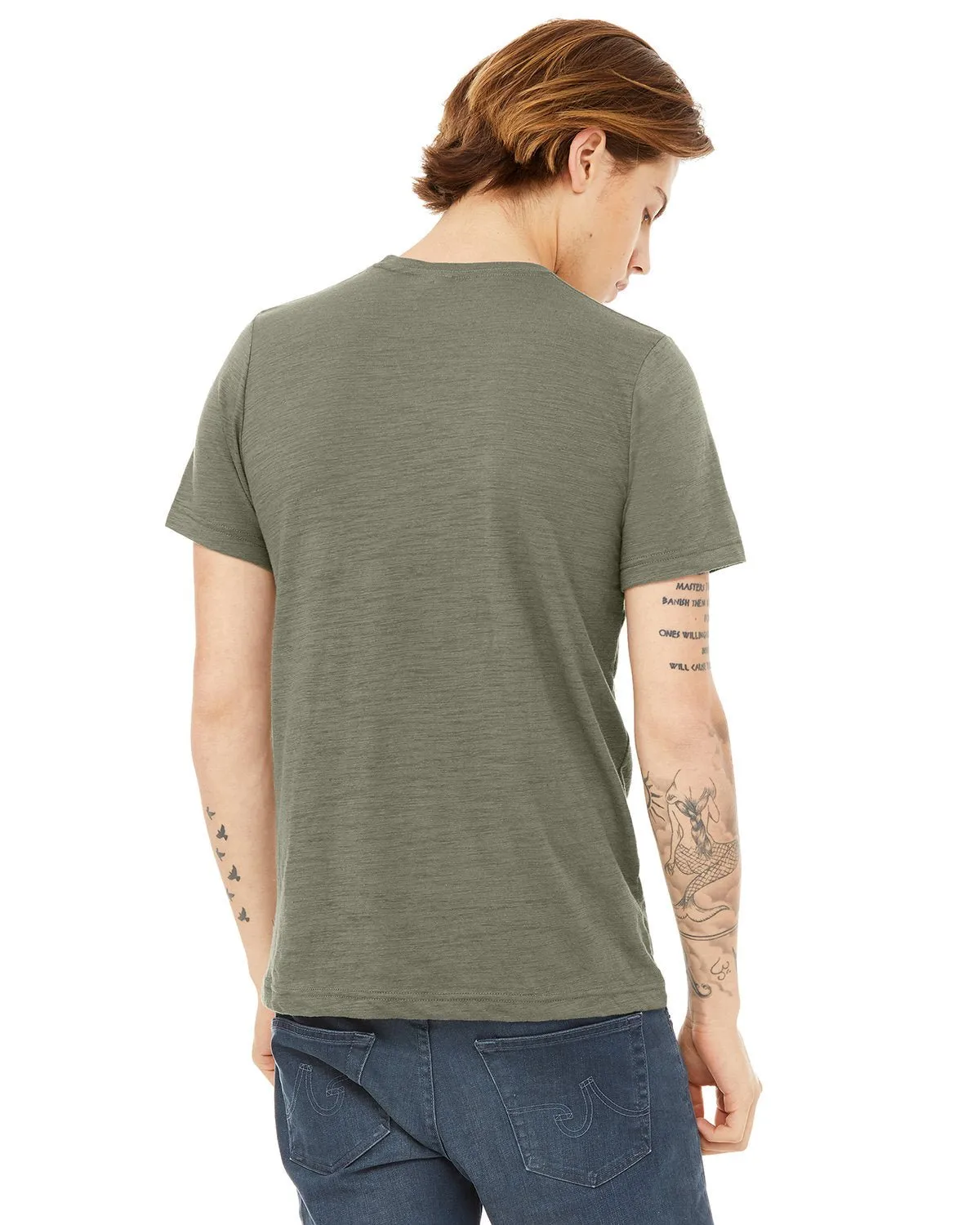 3650-Bella   Canvas-OLIVE SLUB