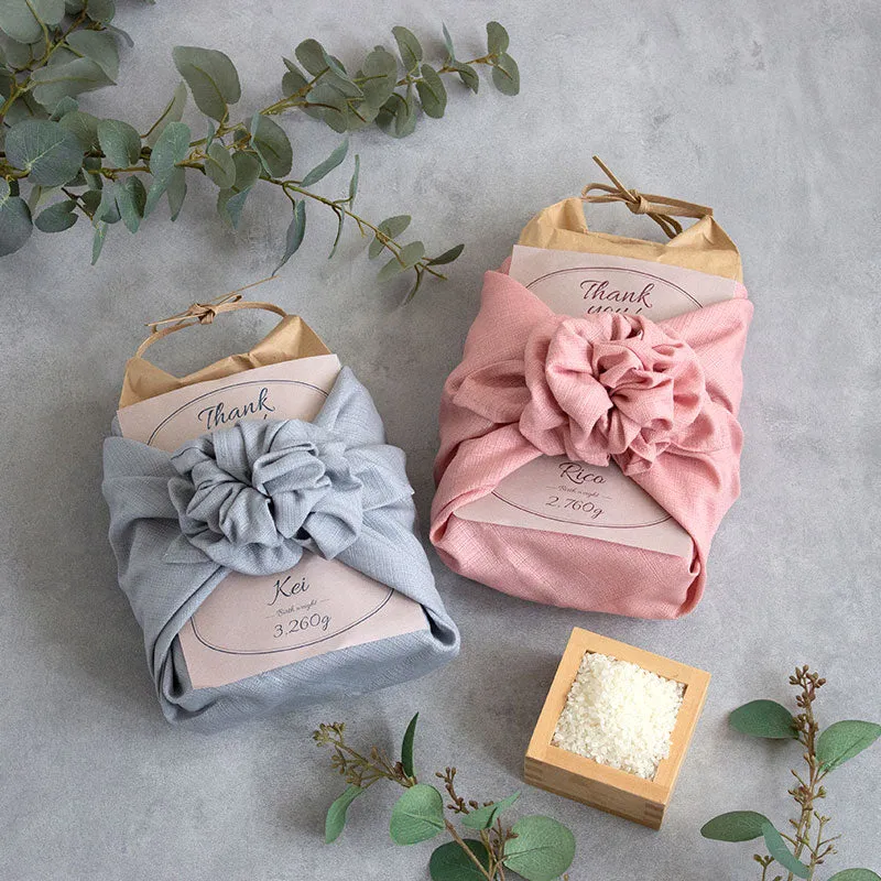 48 MUSUBI ORGANIC Plain | Solid Color Smoky pink