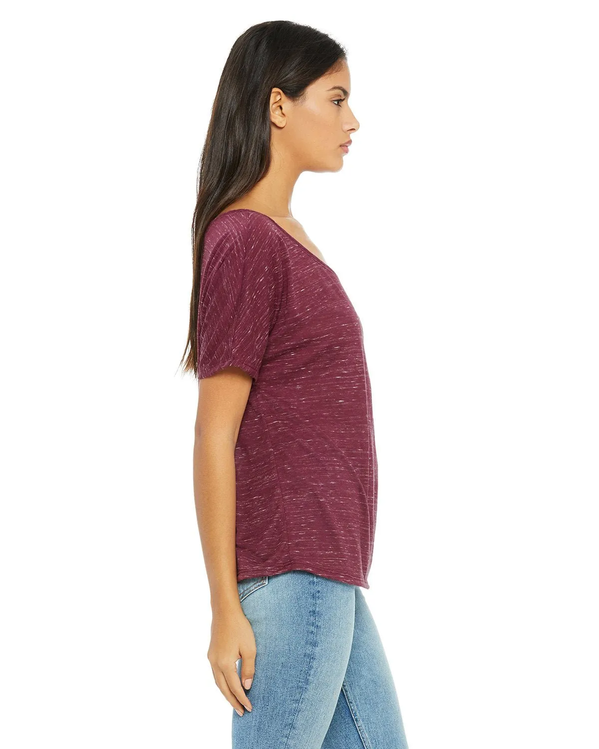 8816-Bella   Canvas-MAROON MARBLE