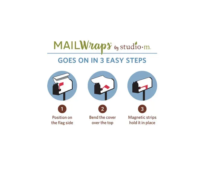 Autumn Floral Mailbox Wrap
