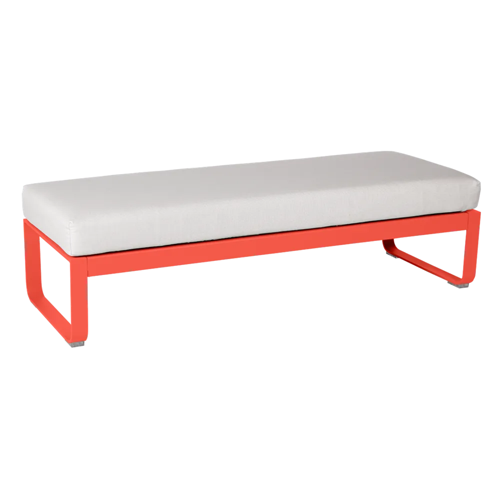 BELLEVIE 2-SEATER OTTOMAN-OFF WHITE CUSHION