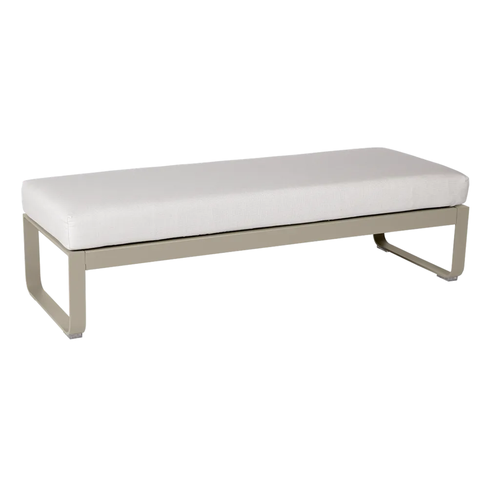 BELLEVIE 2-SEATER OTTOMAN-OFF WHITE CUSHION