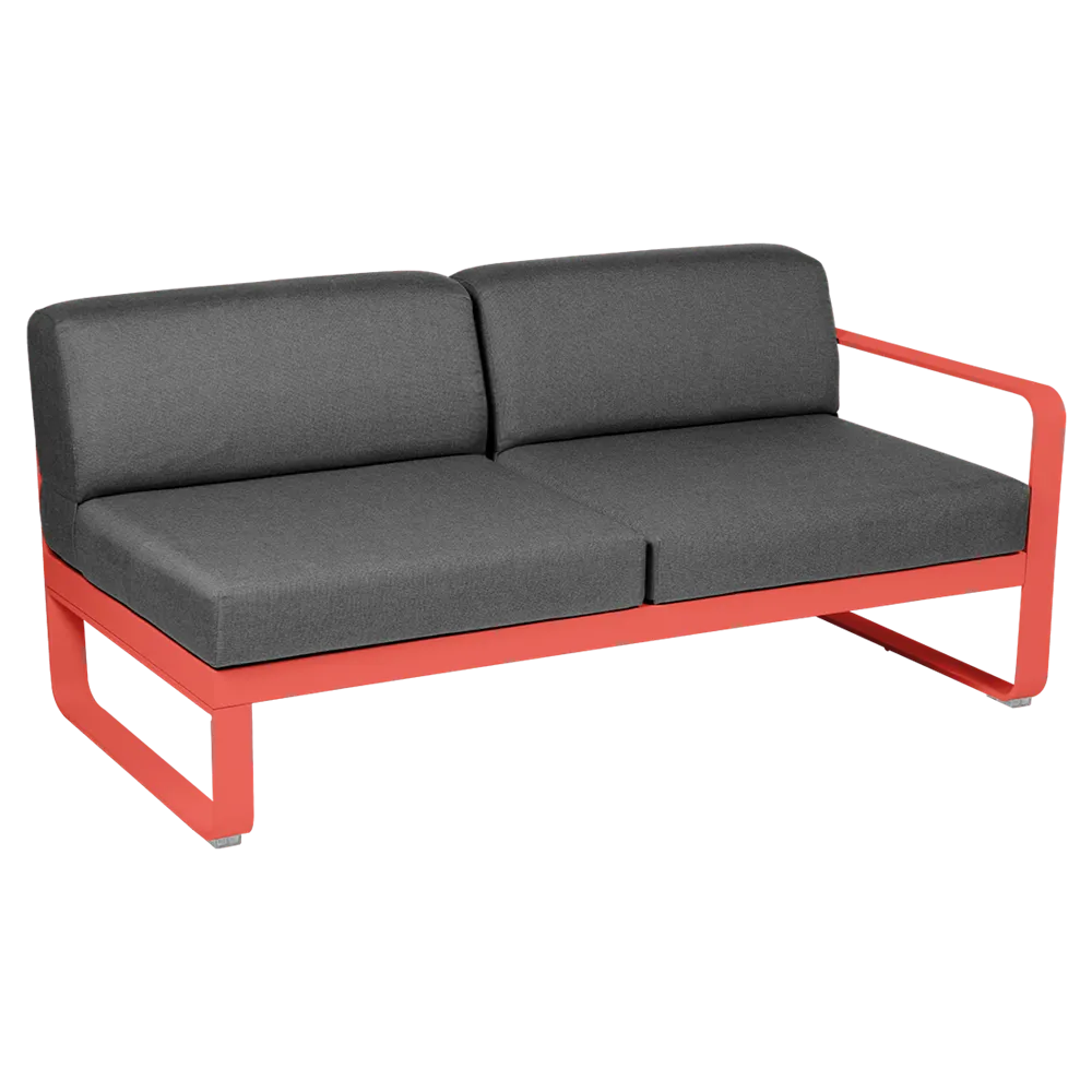 BELLEVIE 2-SEATER RIGHT MODULE-GRAPHITE GREY CUSHION