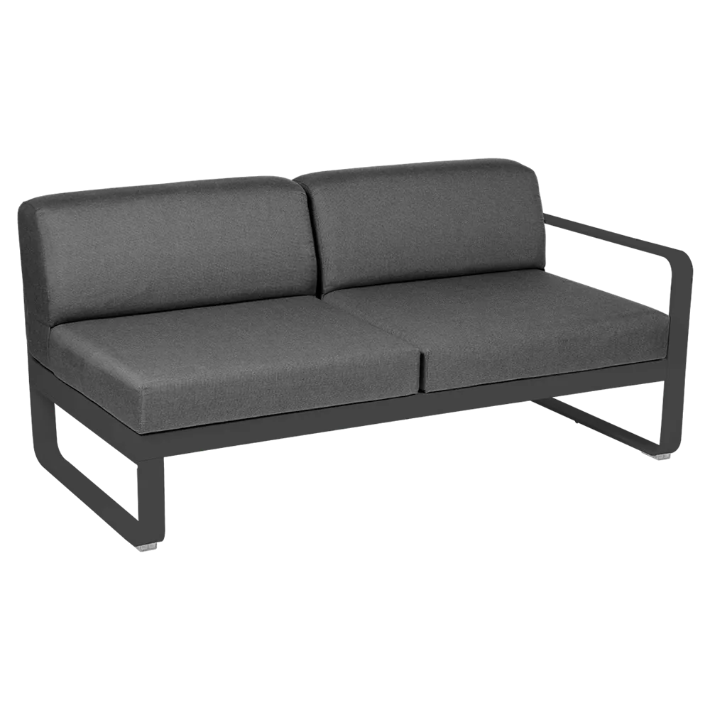 BELLEVIE 2-SEATER RIGHT MODULE-GRAPHITE GREY CUSHION
