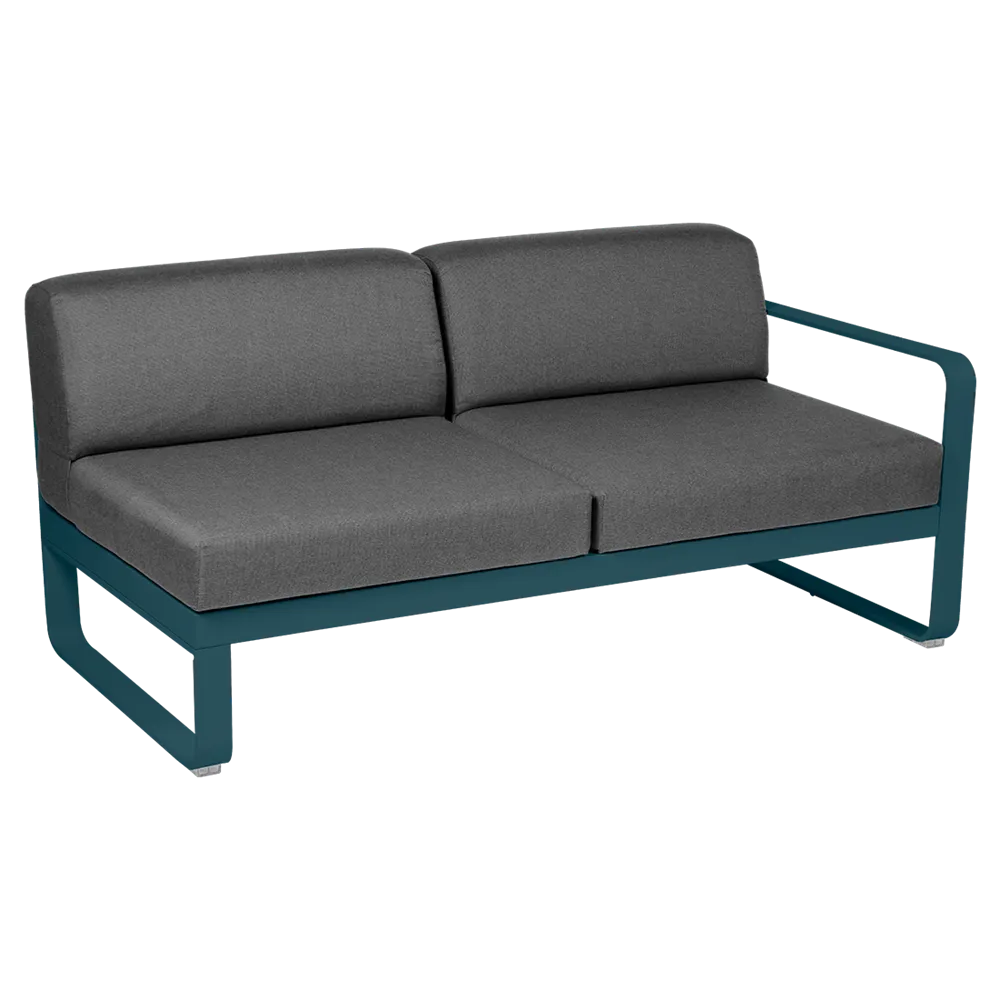 BELLEVIE 2-SEATER RIGHT MODULE-GRAPHITE GREY CUSHION