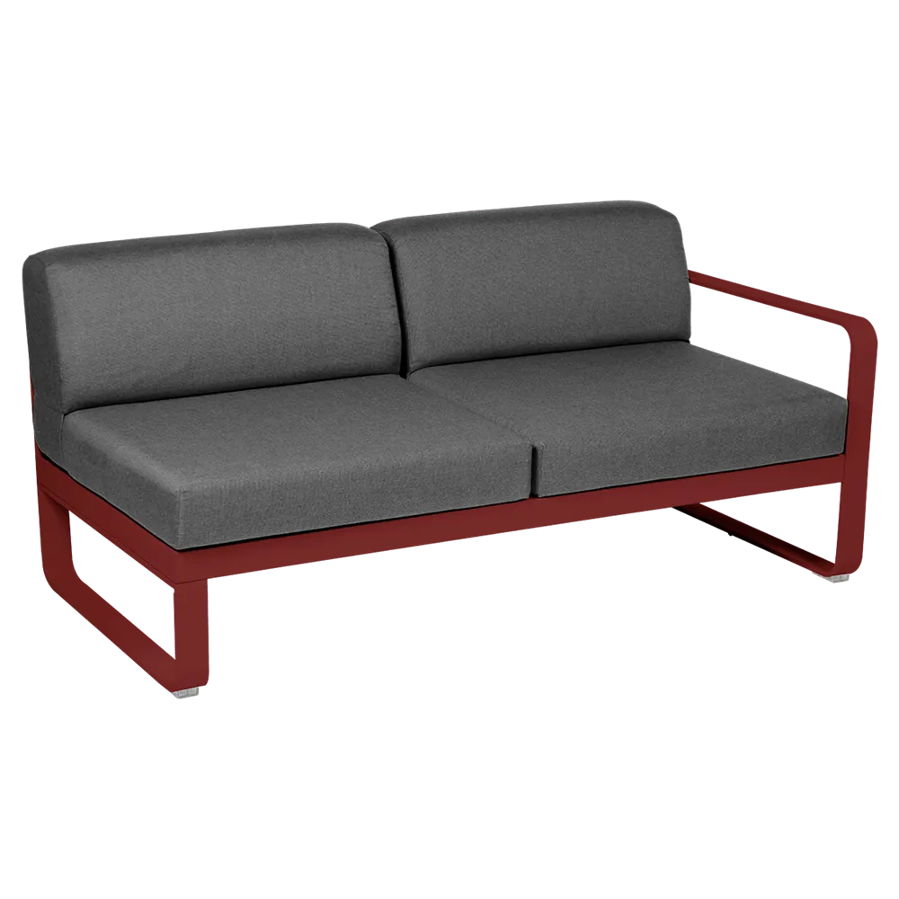 BELLEVIE 2-SEATER RIGHT MODULE-GRAPHITE GREY CUSHION