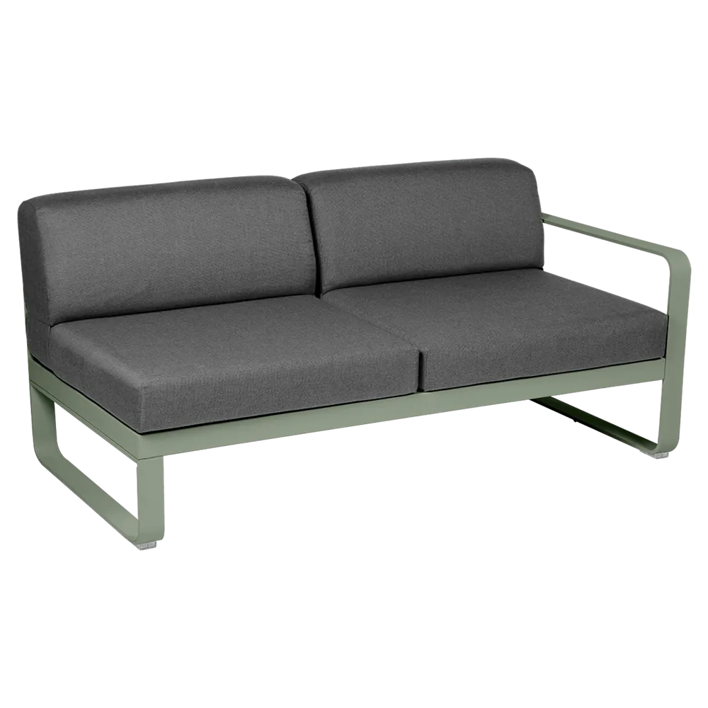 BELLEVIE 2-SEATER RIGHT MODULE-GRAPHITE GREY CUSHION