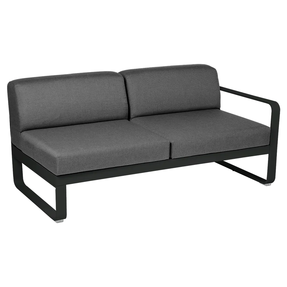BELLEVIE 2-SEATER RIGHT MODULE-GRAPHITE GREY CUSHION