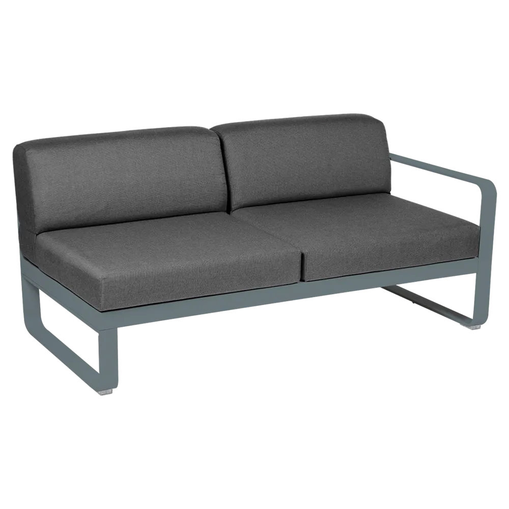 BELLEVIE 2-SEATER RIGHT MODULE-GRAPHITE GREY CUSHION