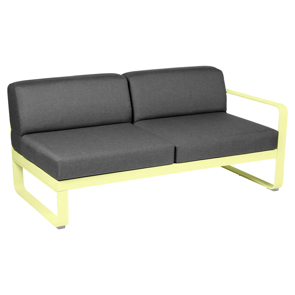 BELLEVIE 2-SEATER RIGHT MODULE-GRAPHITE GREY CUSHION