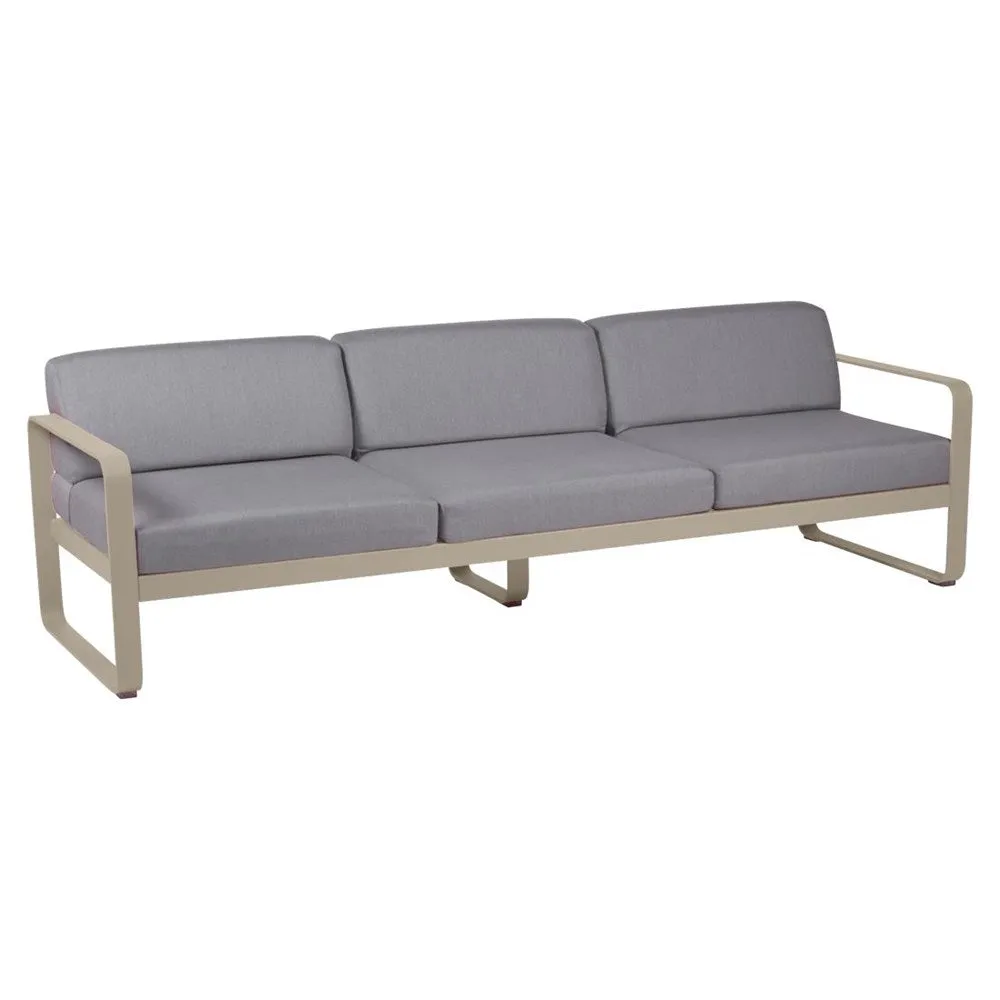 BELLEVIE 3-SEATER-FLANNEL GREY CUSHION