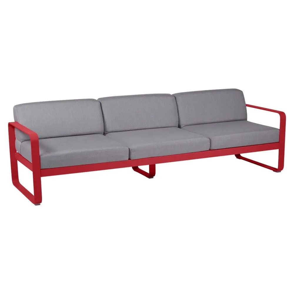 BELLEVIE 3-SEATER-FLANNEL GREY CUSHION