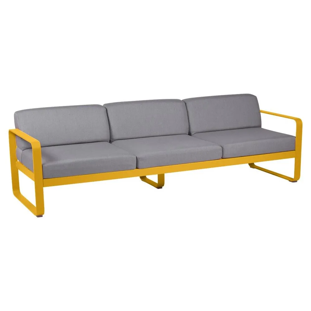 BELLEVIE 3-SEATER-FLANNEL GREY CUSHION