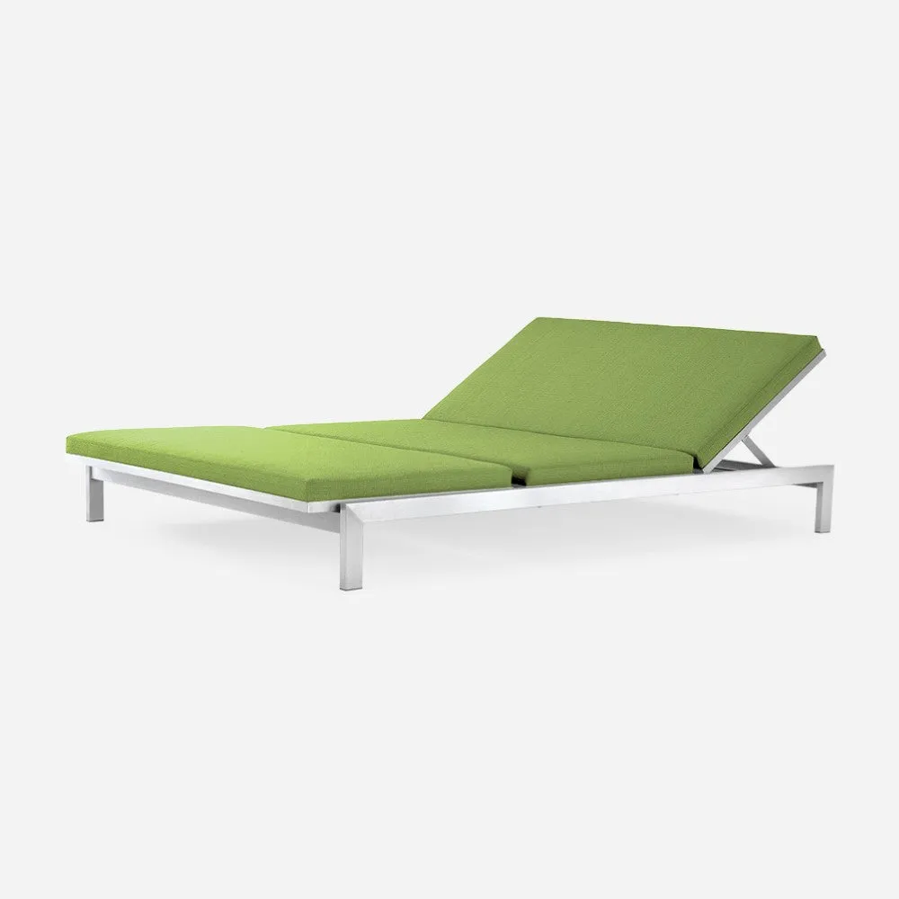 Case Study® Stainless Double Chaise - Upholstered