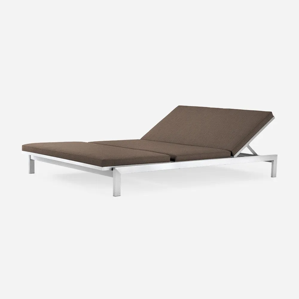 Case Study® Stainless Double Chaise - Upholstered