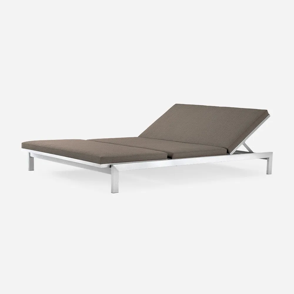 Case Study® Stainless Double Chaise - Upholstered