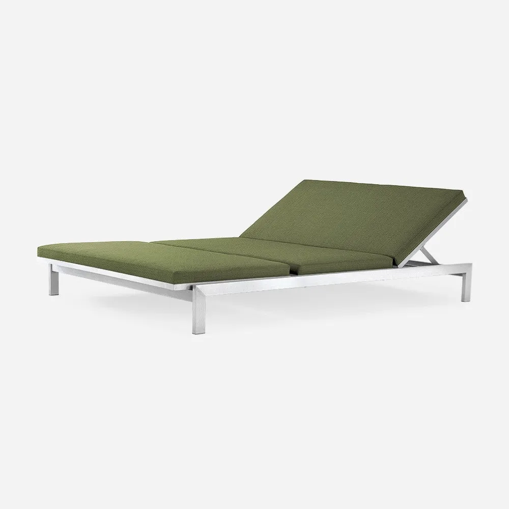 Case Study® Stainless Double Chaise - Upholstered