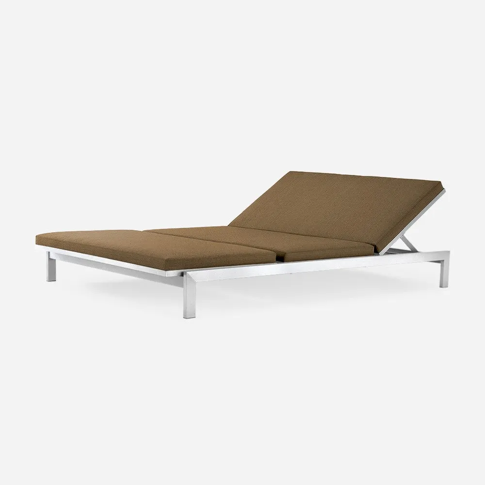 Case Study® Stainless Double Chaise - Upholstered