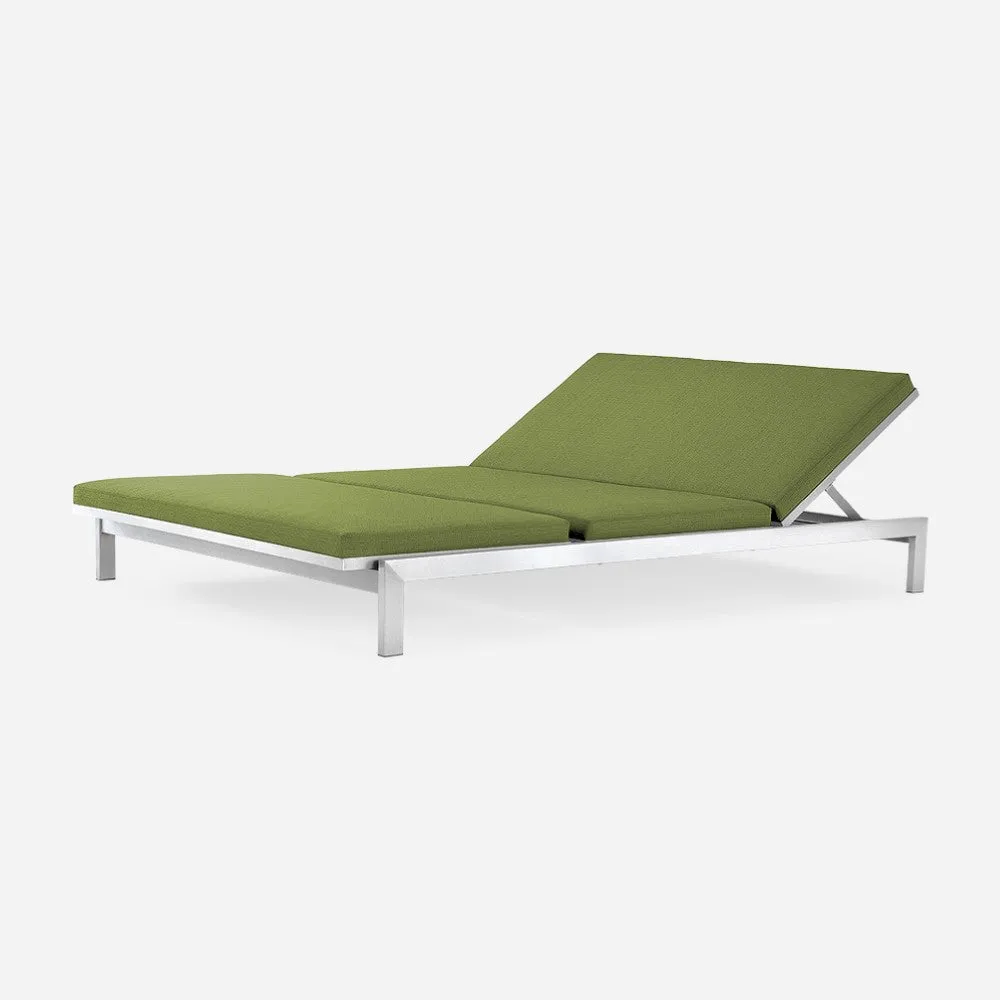 Case Study® Stainless Double Chaise - Upholstered