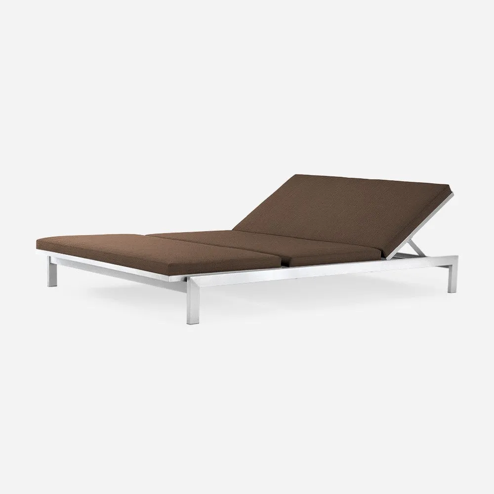 Case Study® Stainless Double Chaise - Upholstered
