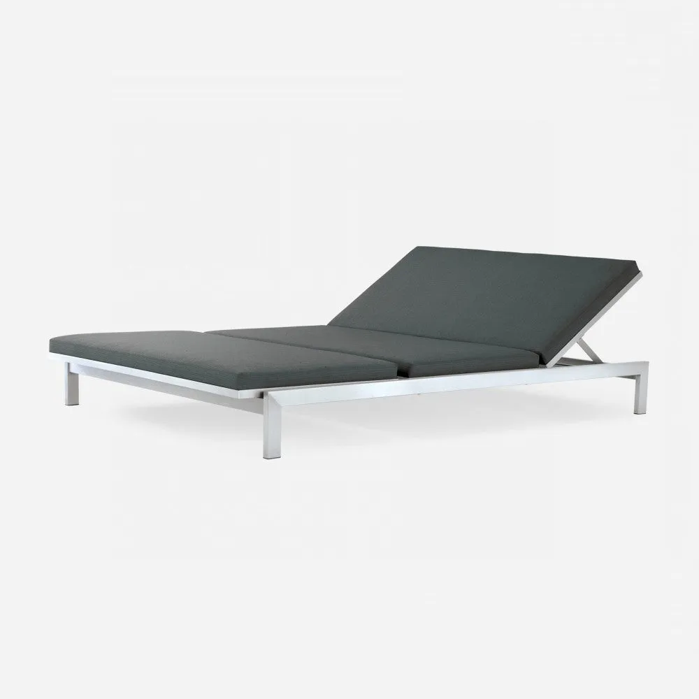 Case Study® Stainless Double Chaise - Upholstered