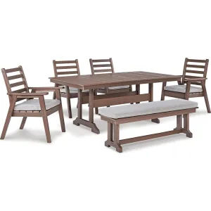 Emmeline 6 Piece Outdoor Dining Set