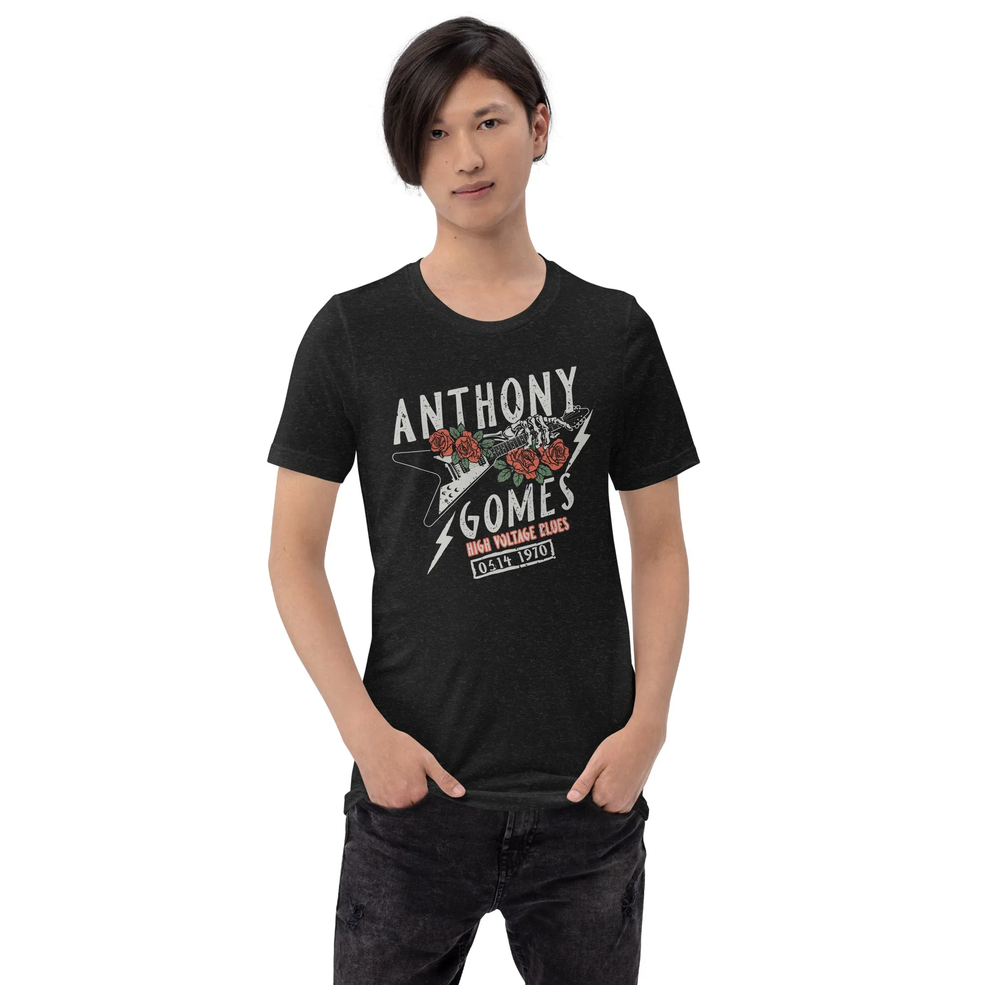 Gomes Roses 'n' Bones Unisex T-Shirt (S - 5XL)