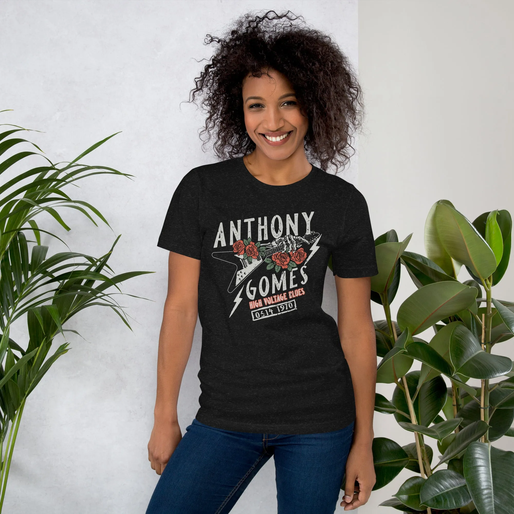 Gomes Roses 'n' Bones Unisex T-Shirt (S - 5XL)
