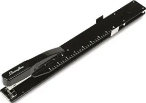 Heavy-Duty Stapler 12 Inch Reach 20-Sheet Capacity Black