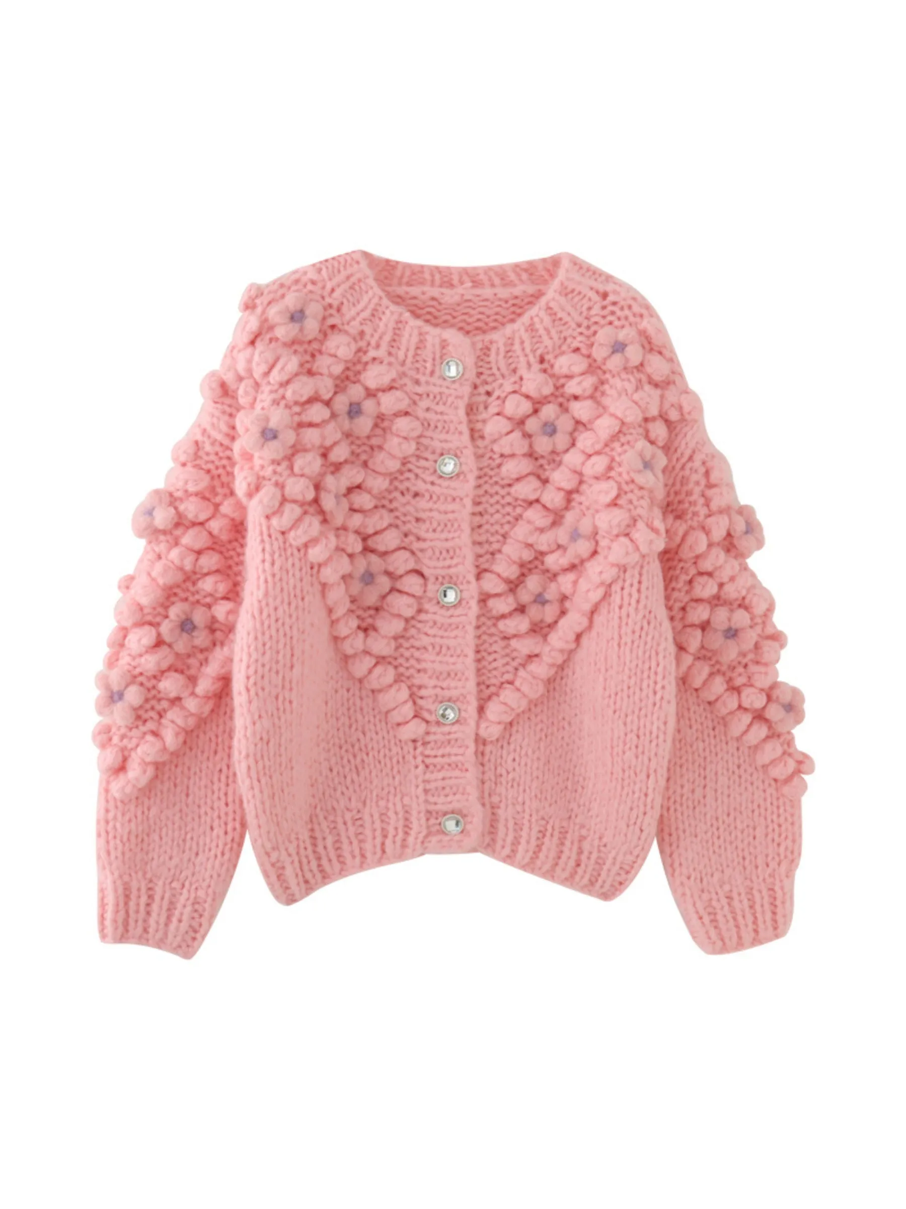 Lexa Floral Knit Cardigan