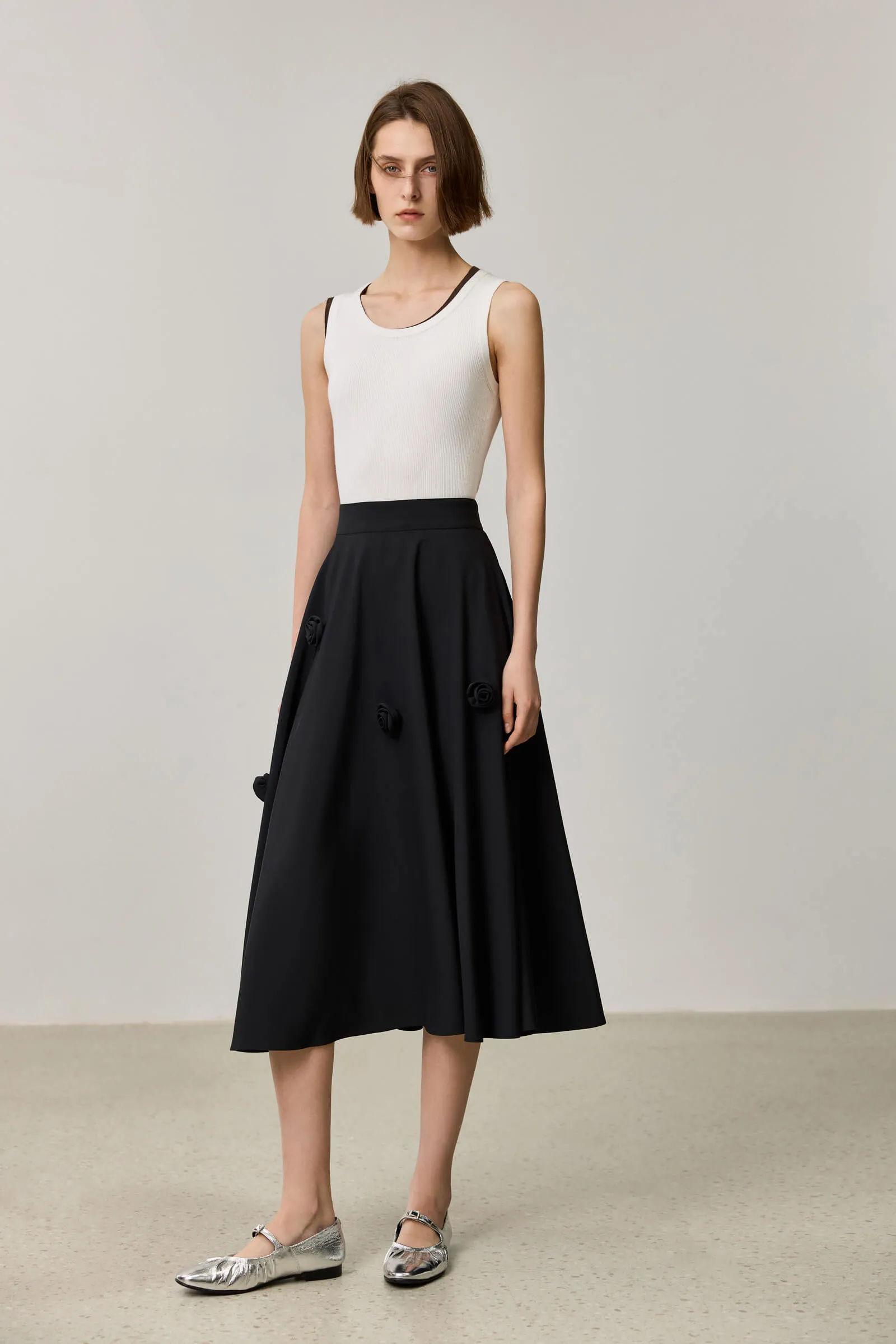 LILY Elegant Rose Skirt