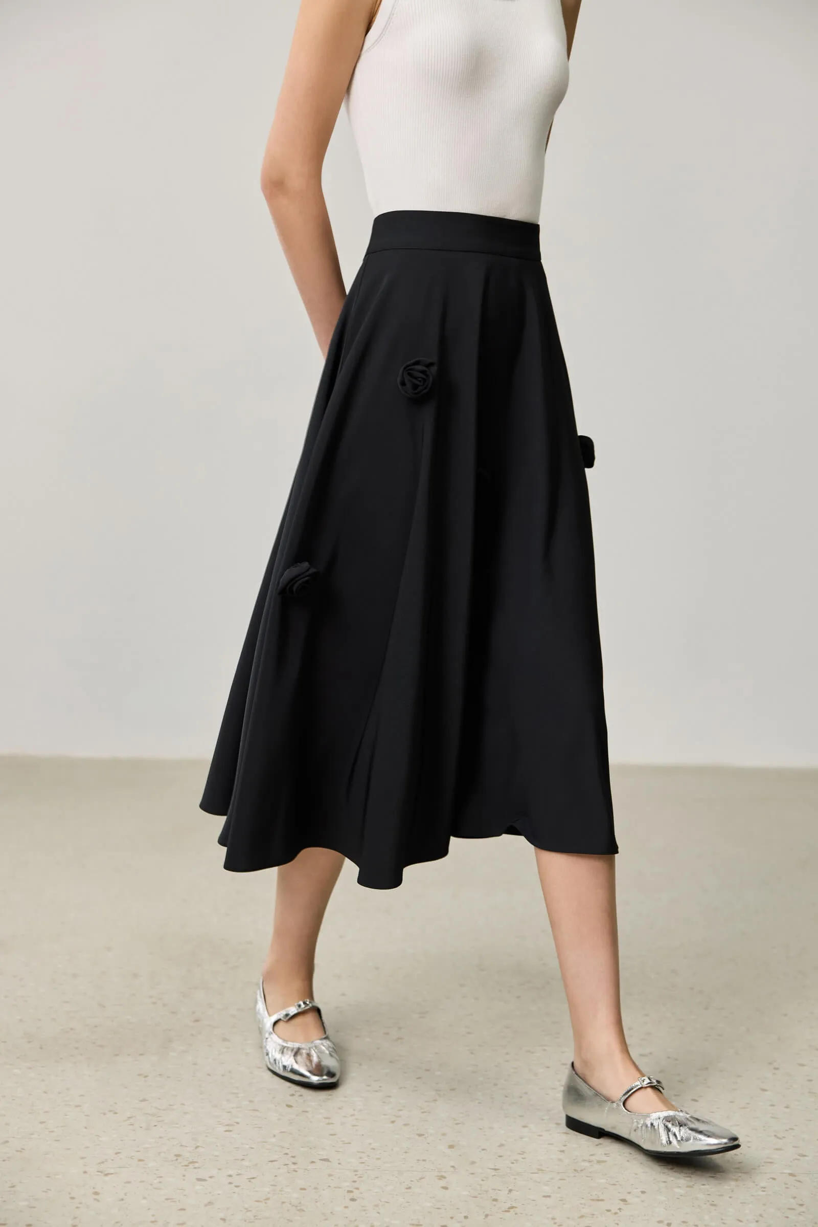 LILY Elegant Rose Skirt