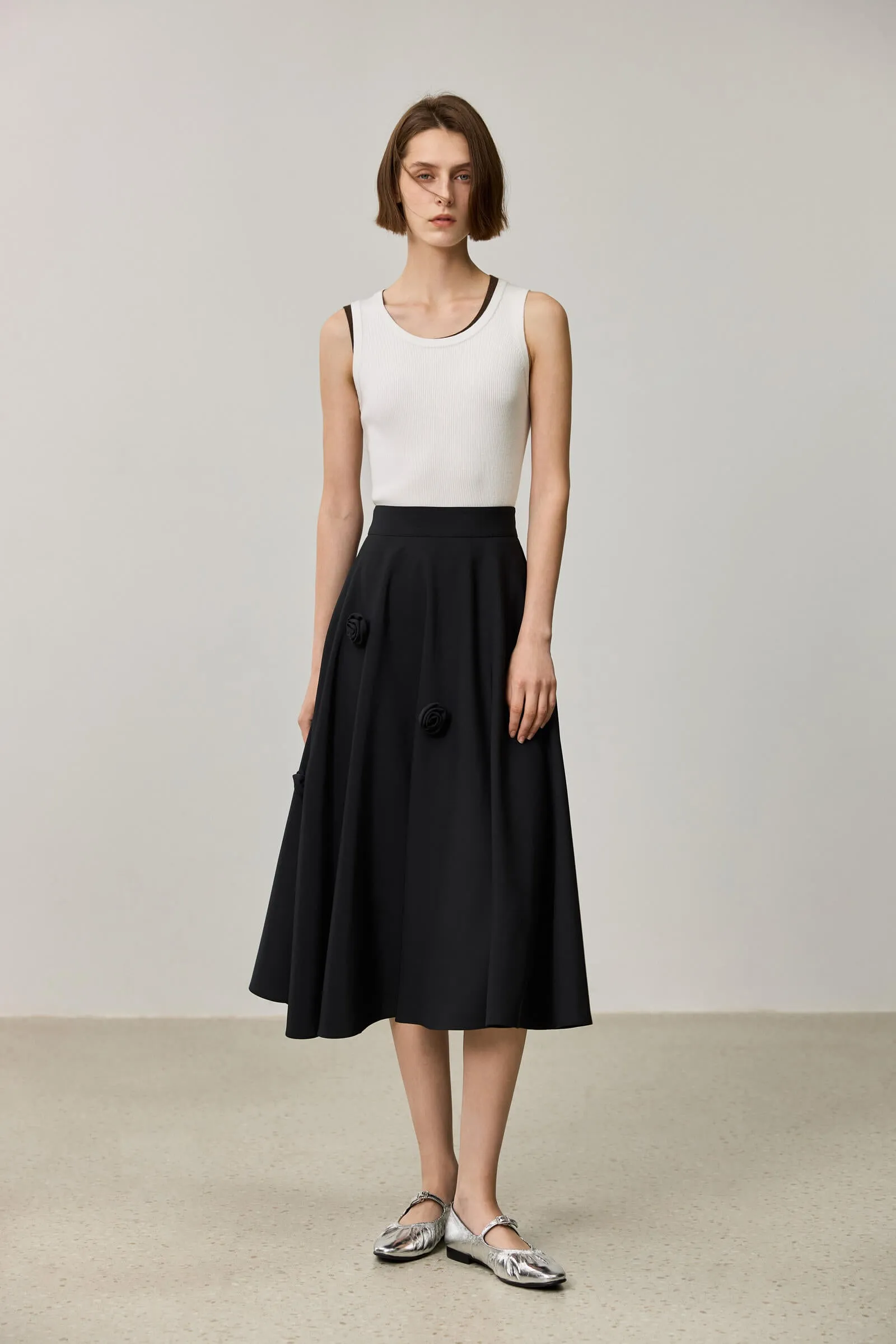 LILY Elegant Rose Skirt