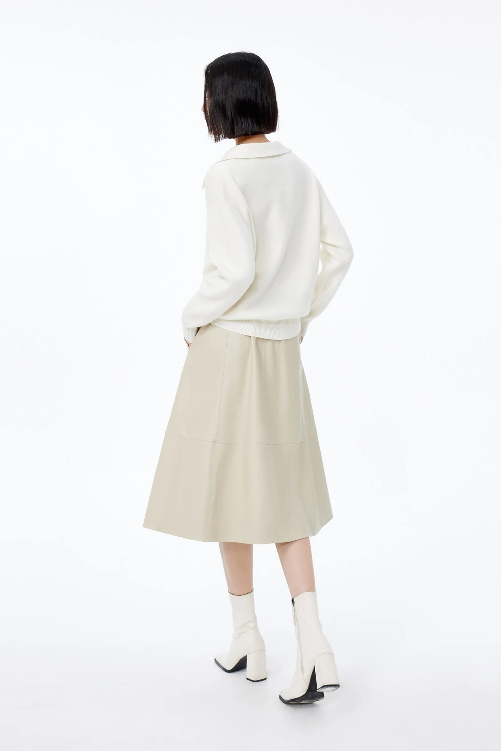 LILY Soft PU Leather Mini Skirt