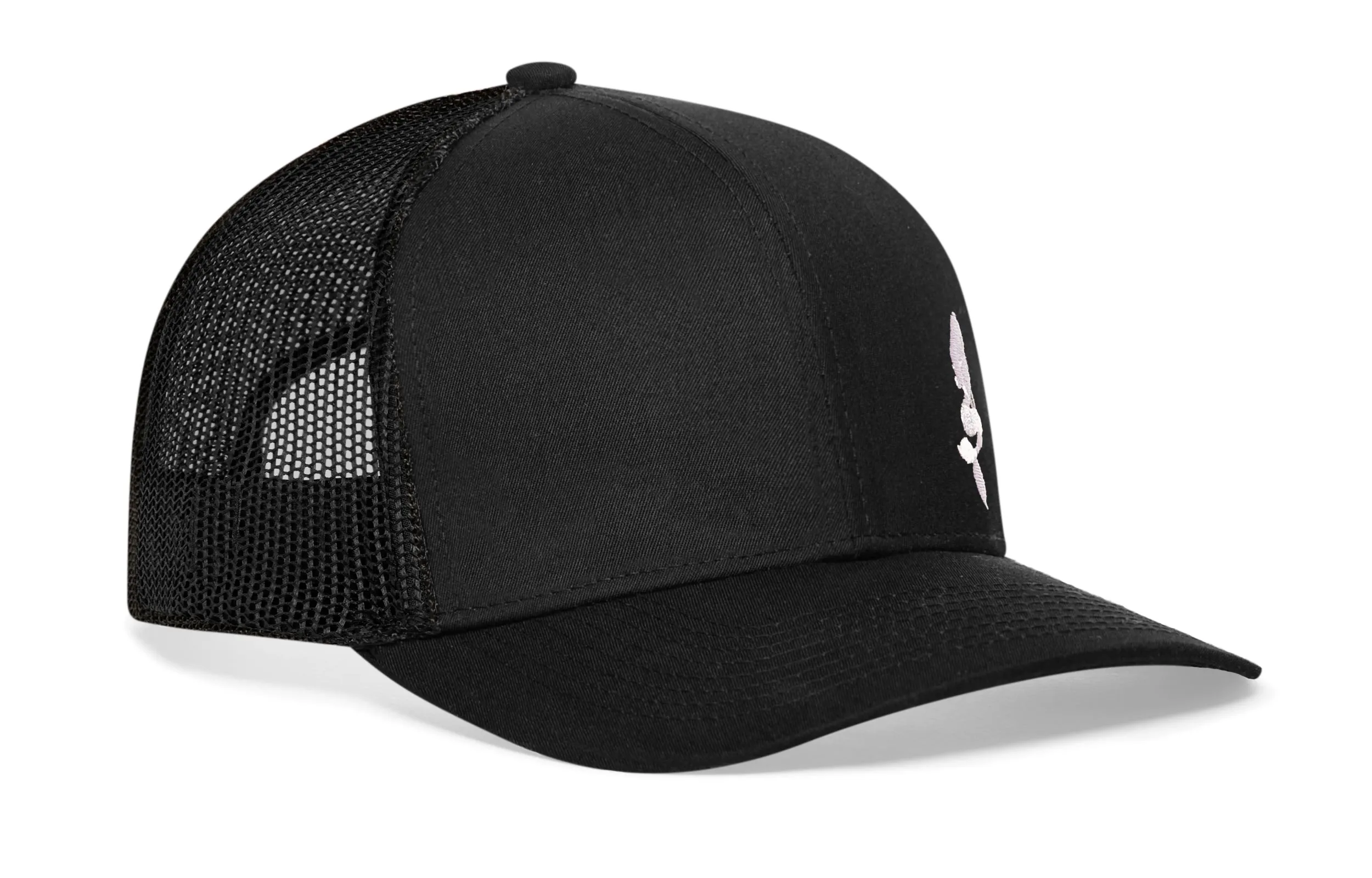 Mermaid Trucker Hat  |  Black Snapback