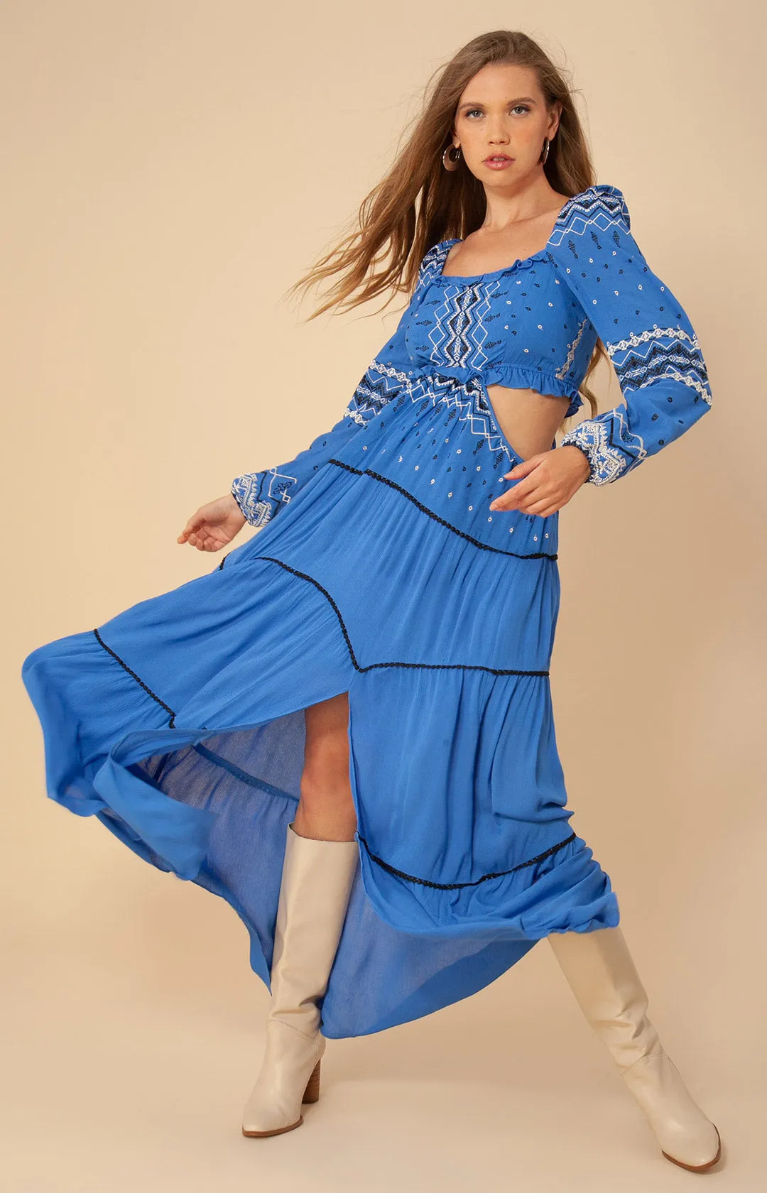 Natalie Cut-Out Maxi Dress