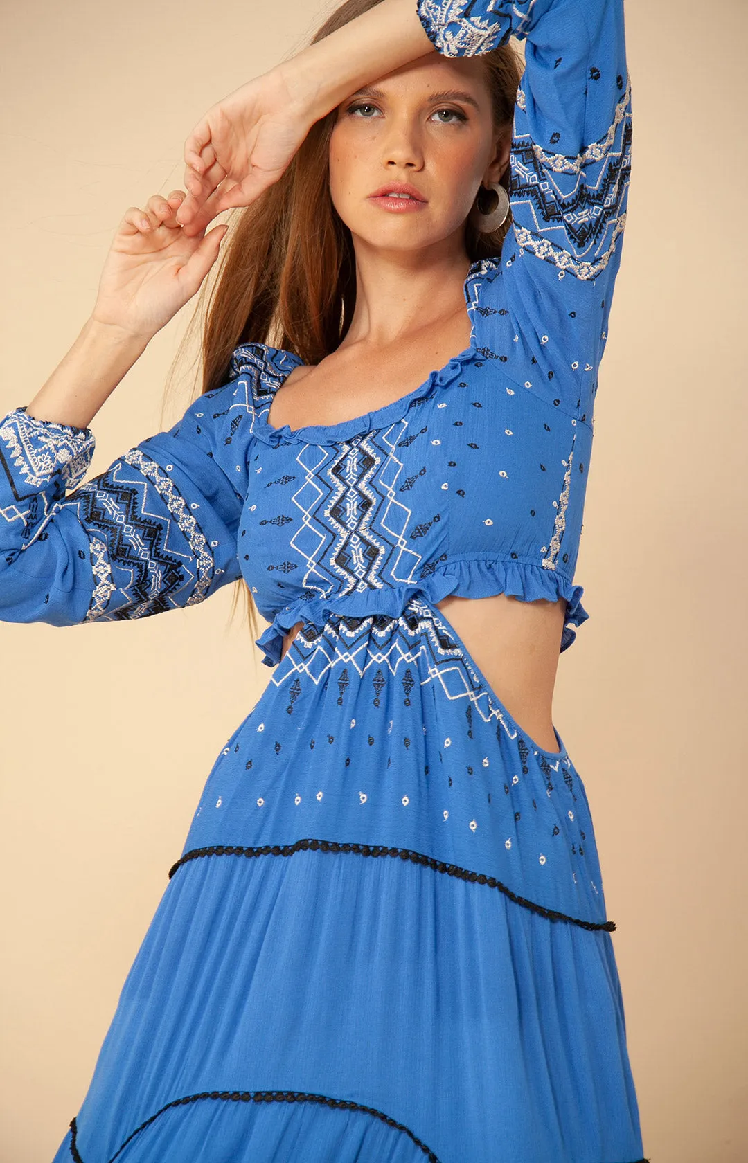 Natalie Cut-Out Maxi Dress
