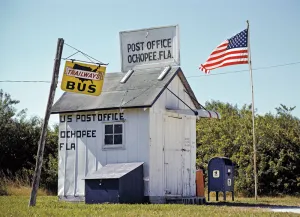 Nathan Benn - Editioned Print -  Rural Delivery, Ochopee, FL 1981