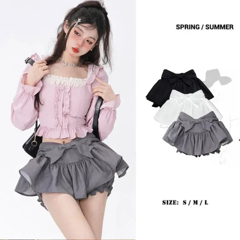 Nina Bow Fluffy Skirt