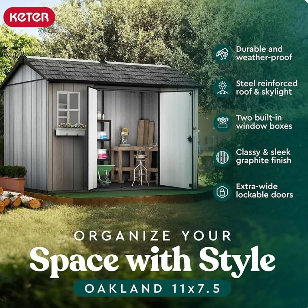 Oakland 1175 Garden Shed (Free Delivery   Assembly)
