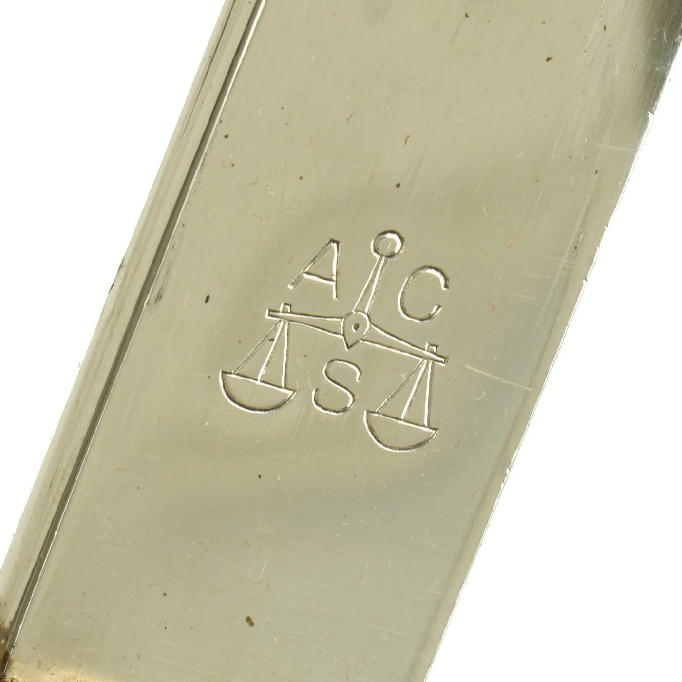 Original German WWII Unit Marked Rural Police Long Dress Bayonet by Alexander Coppel with Frog