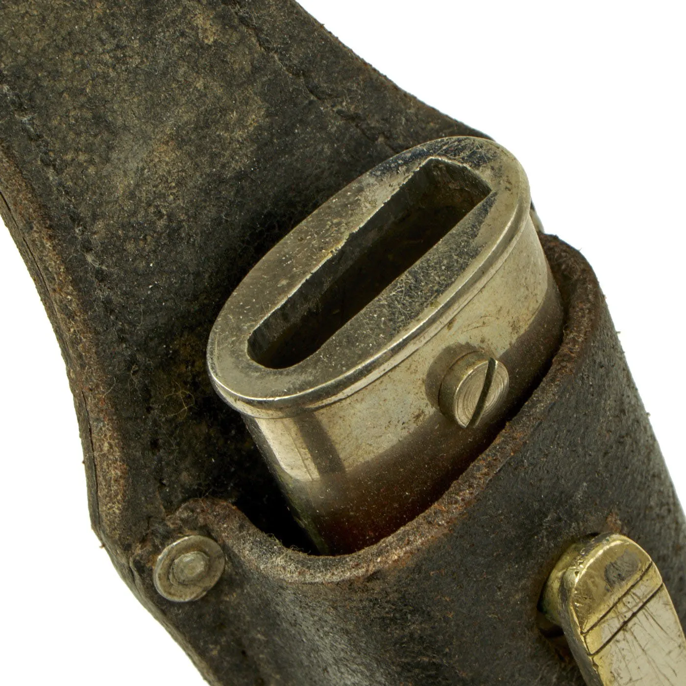 Original German WWII Unit Marked Rural Police Long Dress Bayonet by Alexander Coppel with Frog