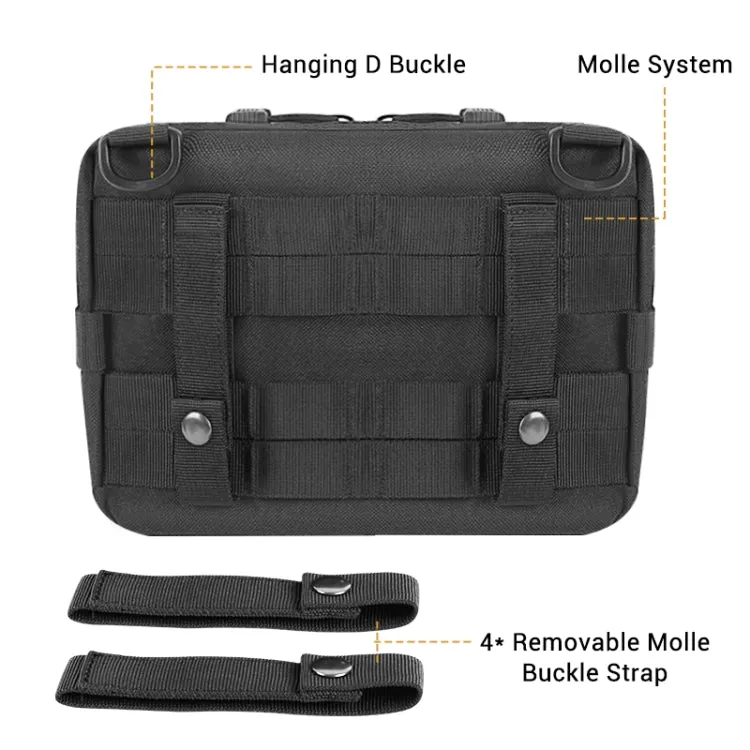 Outdoor Camping Multifunctional Storage Bag Hiking Equipment Organizer(Black)