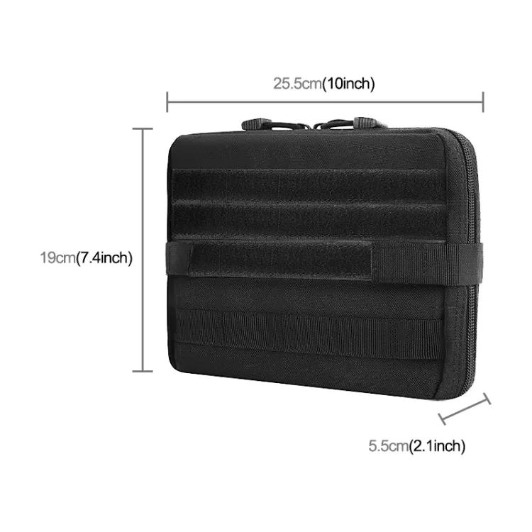 Outdoor Camping Multifunctional Storage Bag Hiking Equipment Organizer(Black)