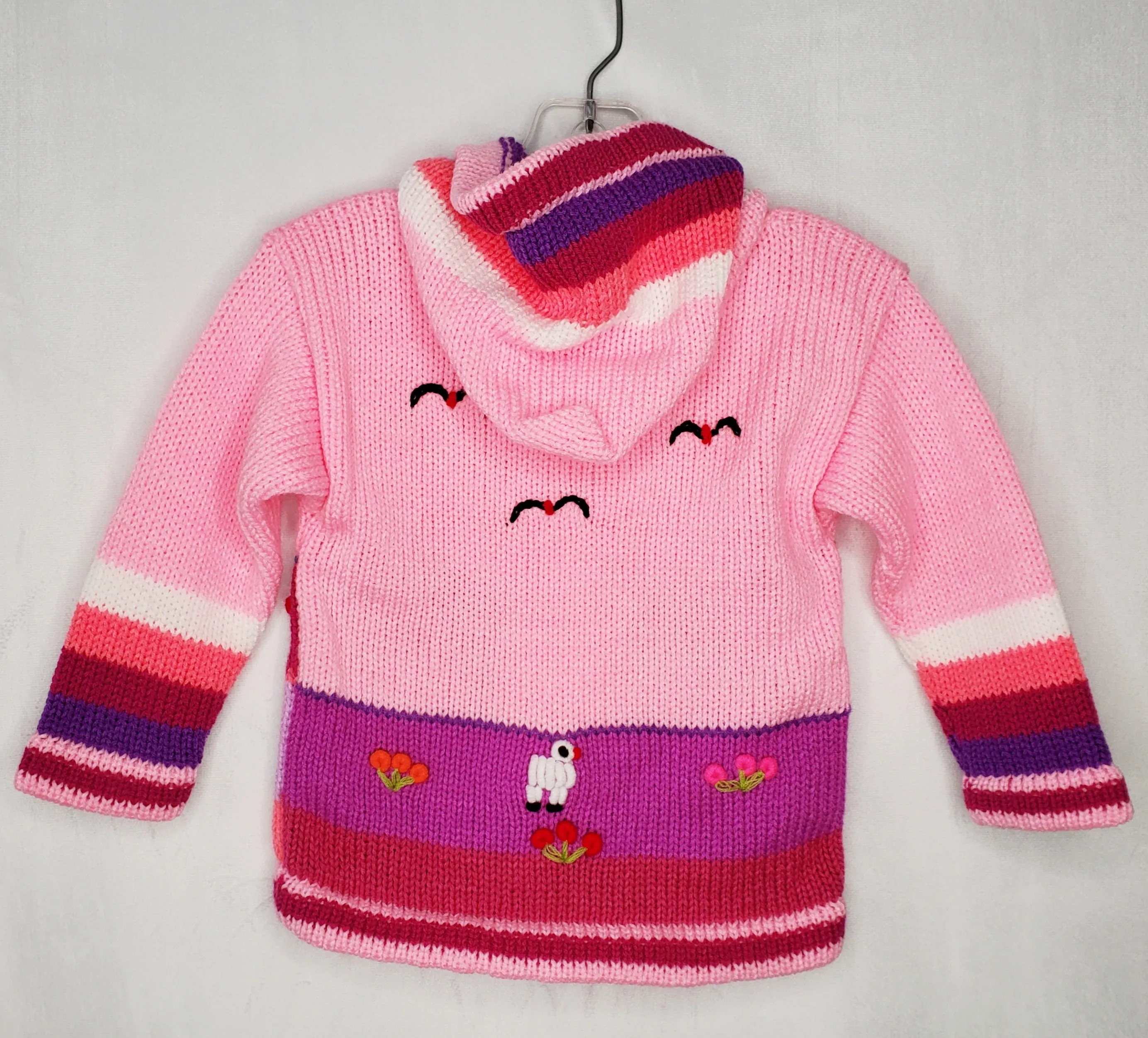 Peruvian Sweater - Pink 1-2