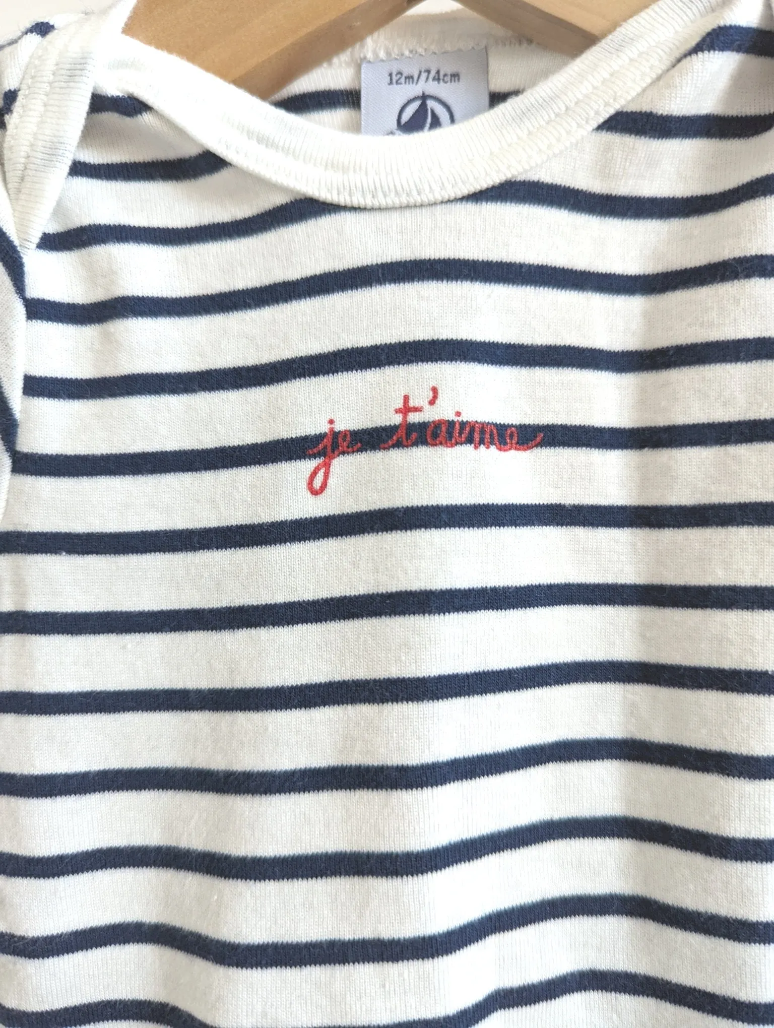 Petit Bateau Onesie (12M) - New without Tags