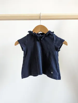 Petit Bateau Pointelle Short Sleeve T-Shirt (12M)